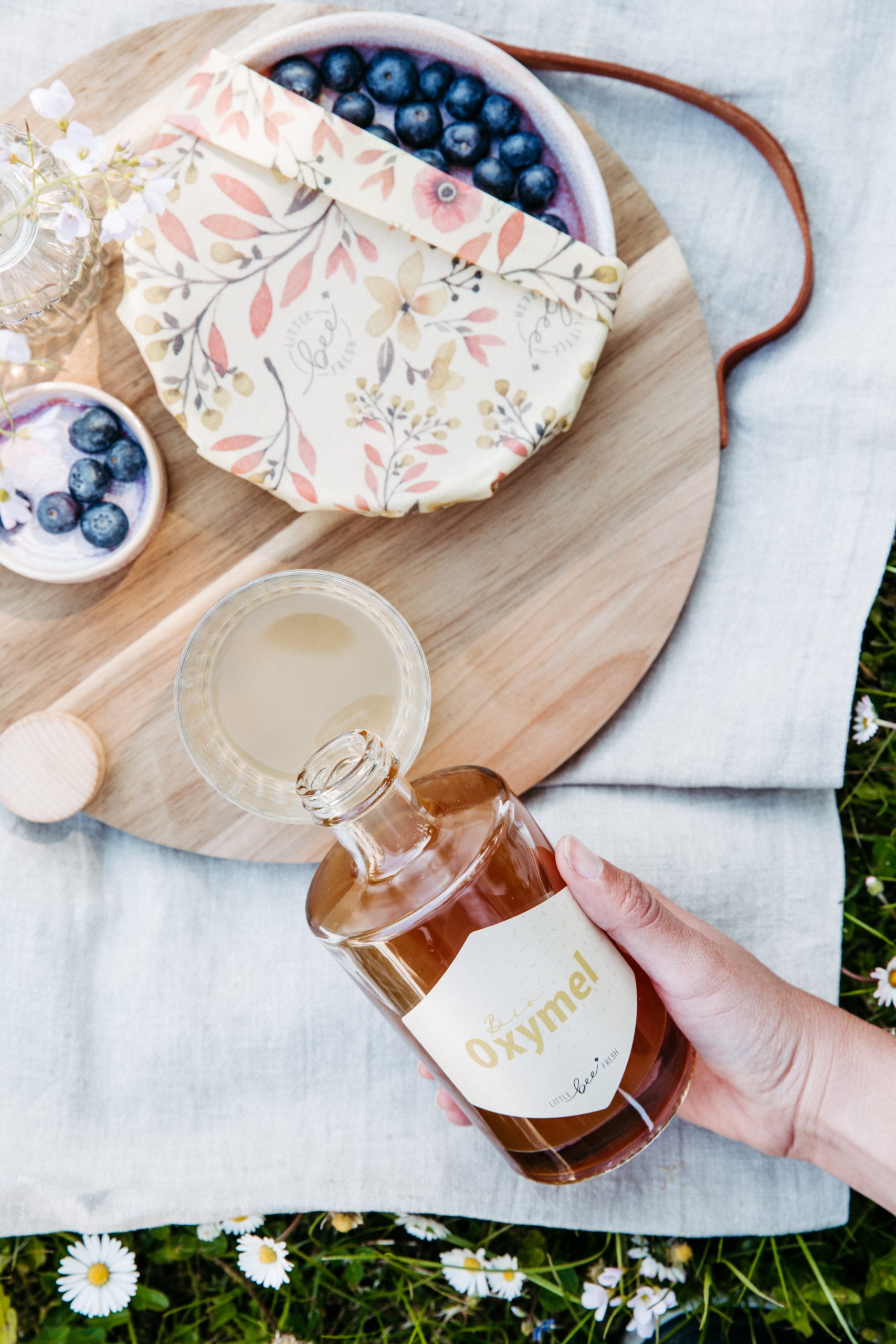 Bio-Bienenwachstücher Starter-Set (“L/M/S”) – Rosa – Bild 2