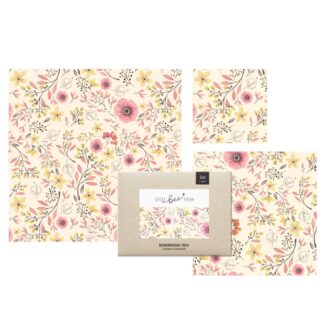 Bio-Bienenwachstücher Starter-Set (“L/M/S”) – Rosa