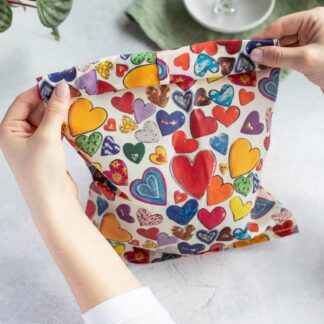 Großer Beutel mit Bio-Bienenwachs – Von Herzen